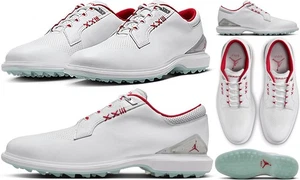 NEU Nike Herren $ 195 Michael Jordon Jumpman ADG 5 Golfschuhe weiß-rot Größe 11 - Bild 1 von 12