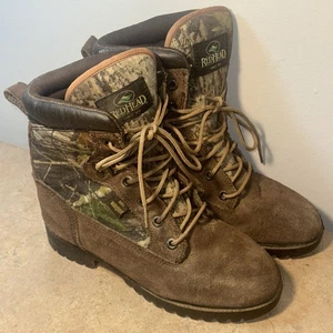 Redhead Hunting Boots Boys Mens 6 M Brown Camouflage Waterproof 600 Thinsulate - Picture 1 of 24
