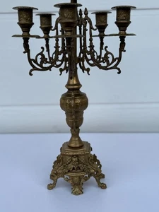 Messing Kerzenständer Alt Vintage Hingucker - Bild 1 von 9