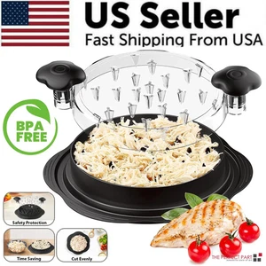 Large Chicken Shredder Tool Twist Meat Shredding Grinder Handles Non-Slip No BPA - Picture 1 of 15