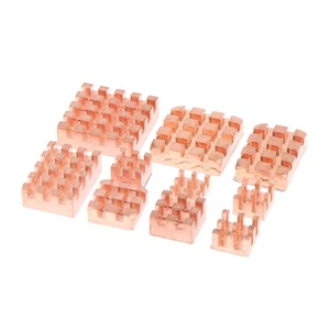 Miedziany pin radiator chłodnica z taśmą termiczną do laptopa GPU CPU VGA Chip Component - Zdjęcie 1 z 15