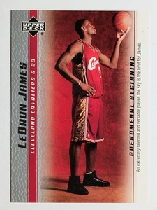 2003-04 Upper Deck Phenomenal Beginning LeBron James #1 LeBron James - Bild 1 von 2