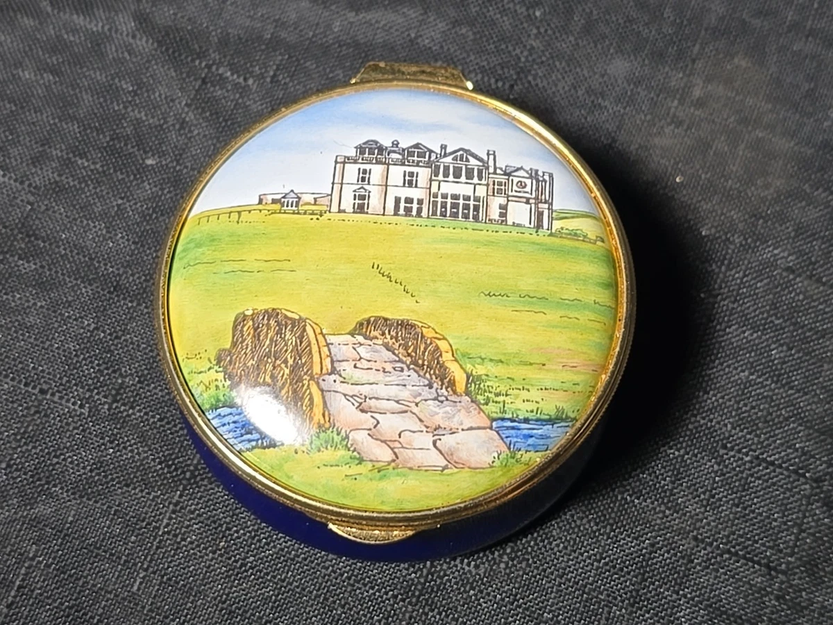 Staffordshire Enamel In Collectible Decorative Trinket Boxes for