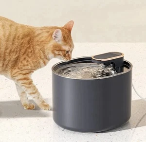 Pet Cat Water Fountain Stainless Steel Automatic Drinking Water Dispenser - Picture 1 of 4