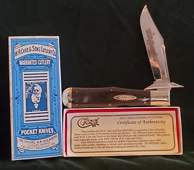 Case XX BH1050L SWING GUARD BUFFALO HORN  191 MADE WITH ETCHING NIB - Image 1 of 4