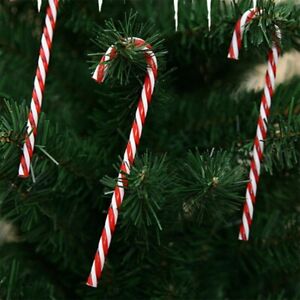6x Large Plastic Candy Cane Christmas Tree Hanging Decor Xmas Prop Ornament UK