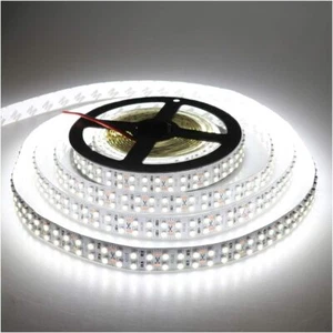 Cold White LED Strip Light 5M 1200 LEDs 3528 SMD Flexible Tape 6000K DC 12V - Picture 1 of 5