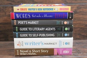 Writers Digest Books Lot  5 + 2 (7) Other Writing Reference Books Paperbacks - Picture 1 of 15