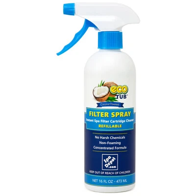 ecoTub Instant Filter Spray Cleaner for Hot Tub & Spa - Eco-friendly - 16 oz - Image 1 of 3