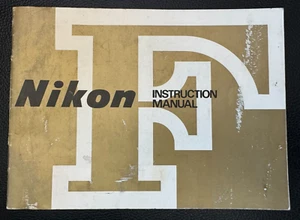 Vintage Nikon F Kamera Anleitung/Owners Manual 1975 - Bild 1 von 10