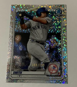 Speckle Refractor /299 YANKEES SP Canaan Smith 2020 Bowman Chrome MINT! - Picture 1 of 2