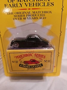 Lesney Matchbox #32, Jaguar XK 140, schwarz, MOKO, Reproduktionsbox, NEU auf Karte! - Bild 1 von 6
