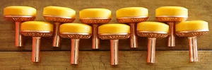 10 Piece Tap Washer Kit Delaware Soft Turn Domed Jumper Valves - Picture 1 of 2