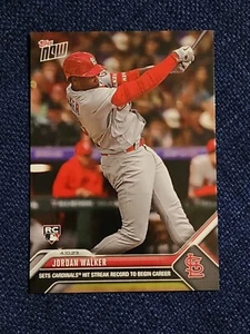 Jordan Walker RC SP - Sets Cardinals Record - 2023 TOPPS NOW Card #95-IN HAND - Picture 1 of 2