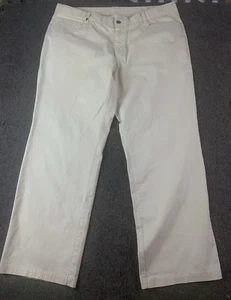 Pantalones chinos Versace Collection para hombre 100 % algodón talla 40x31 marfil - Imagen 1 de 12