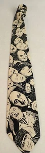 Vintage Collectors 3 Stooges Ralph Marlin Collectors Men's Tie Novelty 90's - Picture 1 of 6