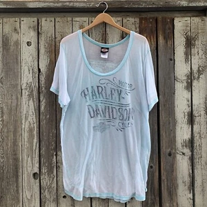 Camiseta para mujer Harley-Davidson motocicletas Burn Out Tombstone Arizona talla 2X - Imagen 1 de 6