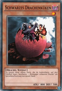 YU-GI-OH, SCHWARZES DRACHENKÜKEN, C, OP03-DE017, TOP - Bild 1 von 1