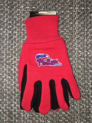 Philadelphia Phillies MLB Two Tone Youth Size Gloves [NEW] Very comfortable Cover