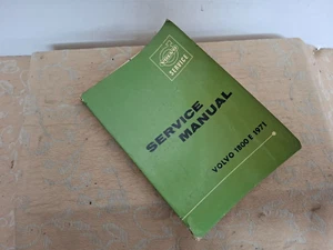 OFFICIAL DEALER GENUINE VOLVO 1800 E 1971 P1800 USED SERVICE REPAIR MANUAL BOOK - Picture 1 of 7