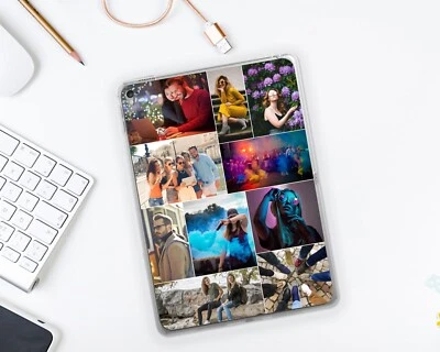 Personalised/Custom Photos Gel Silicone iPad Case/ Apple iPad Photos Cover 10.2. - Image 1 of 4