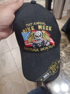 Bike Week Cap Mütze Daytona Beach 2012 71. Jahresriemen hinten neu ohne Etikett - Bild 1 von 3