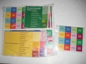 eBay 25th Anniversary Sellerbration Card and Sticker Set 2020, Collectible - Picture 1 of 1