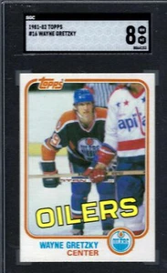 1981 Topps HK #016 SGC 8 Wayne Gretzky Oilers 16 - Picture 1 of 2