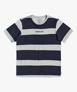 MSRP $30 Quiksilver Chili Stripe Logo Max Hero Tee Size Youth M/12 - Picture 1 of 1