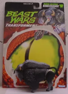 Transformers Beast Wars Deluxe Bonecrusher Heroic Maximal Buffalo Kenner READ - Picture 1 of 2