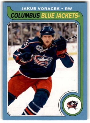 2008-09 O-Pee-Chee '79-80 Retro Jakub Voracek Rookie #758 Columbus Blue Jackets - Image 1 of 2
