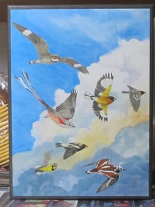 FANTASY FLOCK BY JULIE ZICKEFOSSE - Complete - GALISON PUZZLE - Picture 1 of 2