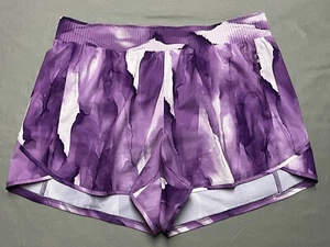 Calia by Carrie Underwood Swift Running Athletic Shorts Purple Tie Dyed EUC - Picture 1 of 5