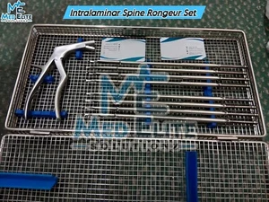 Interlaminare Wirbelsäulenchirurgie Rongeur endoskopische Bissgröße 1 bis 5 mm Instrumentenset - Bild 1 von 5