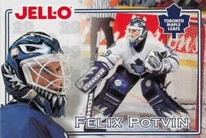 Juego de fábrica Jell-O Pliegues Keepers 1995-96 sin Felix Potvin - Imagen 1 de 2