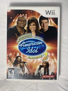 Karaoke Revolution Presents American Idol Encore 2 Nintendo Wii CIB TESTED - Picture 1 of 3