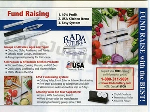 2018 RADA Besteck USA Spendenartikel tolle alte DRUCKANZEIGE Wanddeko Idee! (3756) - Bild 1 von 1