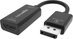 Adaptador DisplayPort a HDMI Amazon Basics Plug/ Play Convertidor para Video HD UH01 - Imagen 1 de 10