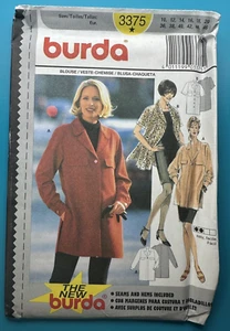 Blouse Pattern Burda 3220 Sizes 10 to 20 Sleeve Options Uncut OOP Vintage - Picture 1 of 3