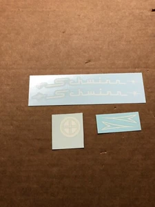 Schwinn Stingray Bicycle White Decal 3 Piece Frame Set 1963 -1966 - Picture 1 of 2