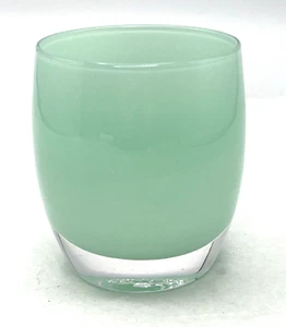 Glassybaby Glass Votive Candleholder Sea-foam Mint Green Pre-Triskelion - Picture 1 of 7