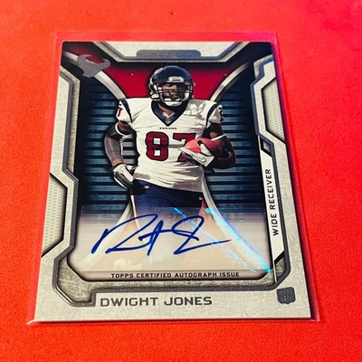 Dwight Jones .. ROOKIE AUTO .. Houston Texans .. 2012 Topps Strata Card RA-DJ - Image 1 of 2
