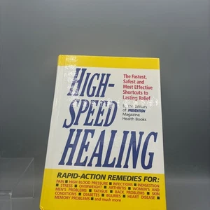 High-Speed Healing, Rapid-Action Remedies. Hardcover by Rosales Press, Year 1991 - Picture 1 of 2