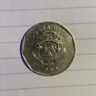 1994 20 Colones Silver Coin Costa Rica Coin.999 Fine Silver - Image 1 of 4