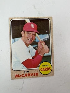 Tim McCarver 1968 Topps #275 St. Louis Cardinals - Foto 1 di 2