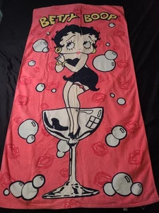 Telo mare vintage Betty Boop in vetro champagne rosso 2005 caratteristiche king 54x28 - Foto 1 di 17