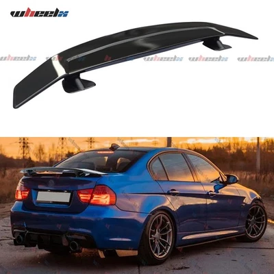 Alerón labial de maletero trasero negro brillante 47" para BMW E90 325i 330i 328i 325i M3 Foto 1 de 4