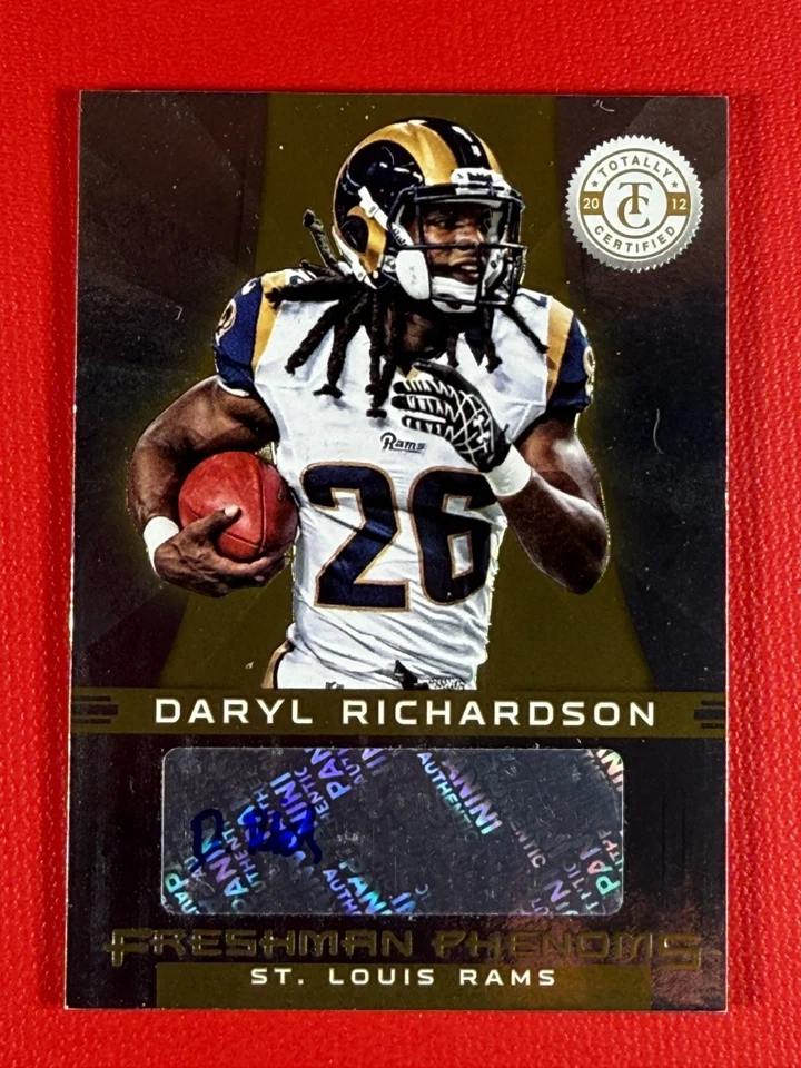2012 Totally Certified -  Daryl Richardson #118 Autographs Gold /25 (RC) - Image 1 of 2