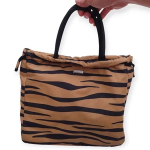 Sonia Rykiel Paris Authentic Women’s Hand Bag Animal Tiger Print - Picture 1 of 20