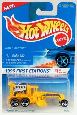 Hot Wheels Street Cleaver 1996 First Editions Series - 14913 NRFP Yellow SP3 - Image 1 of 4